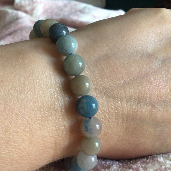 Elegant trolleite Beaded Bracelet stretch - Picture 1 of 6